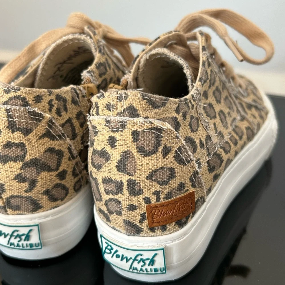 Blowfish Tan Leopard Women’s Sneakers - Picture 8 of 8
